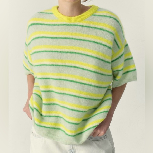 Daily Drills Sweaters - AMV AMERICAN VINTAGE VITOW JUMPER SWEATER STRIPES